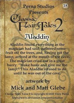 2020 Perna Studios Classic Fairy Tales 2 #18 Aladdin Back
