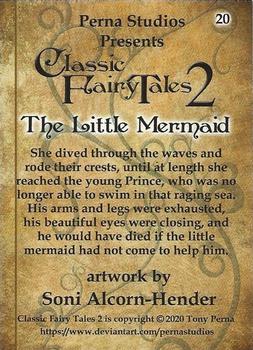 2020 Perna Studios Classic Fairy Tales 2 #20 Little Mermaid Back