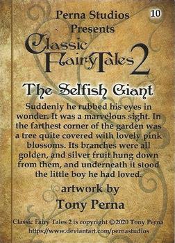 2020 Perna Studios Classic Fairy Tales 2 #10 The Selfish Giant Back