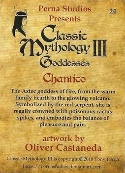 2018 Perna Studios Classic Mythology III: Goddesses #24 Chantico Back