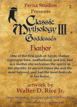 2018 Perna Studios Classic Mythology III: Goddesses #2 Hathor Back