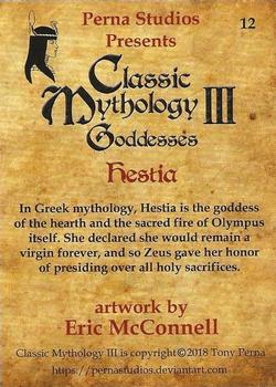 2018 Perna Studios Classic Mythology III: Goddesses #12 Hestia Back