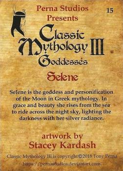 2018 Perna Studios Classic Mythology III: Goddesses #15 Selene Back