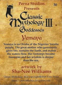 2018 Perna Studios Classic Mythology III: Goddesses #30 Yemaya Back
