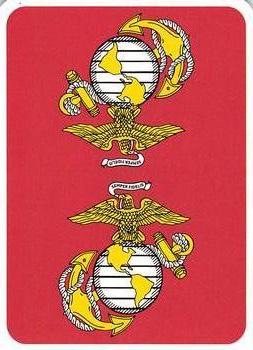 2019 Hero Decks United States Marines Battle Heroes Playing Cards #3♣ Opha Mae Johnson Back