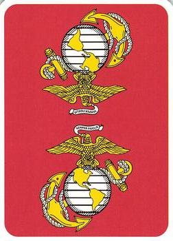 2019 Hero Decks United States Marines Battle Heroes Playing Cards #9♥ Herman Hanneken Back