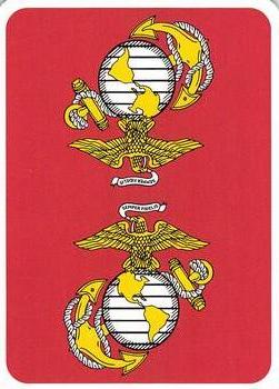 2019 Hero Decks United States Marines Battle Heroes Playing Cards #10♥ John Nagazyna Back