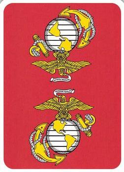 2019 Hero Decks United States Marines Battle Heroes Playing Cards #Q♥ John Basilone Back