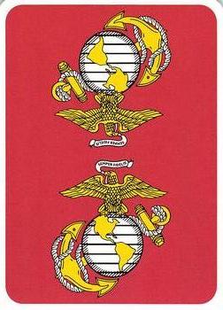 2019 Hero Decks United States Marines Battle Heroes Playing Cards #Q♠ Loretta Reynolds Back