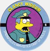 1994 SkyBox The Simpsons Skycaps #6 Clancy Wiggum Front