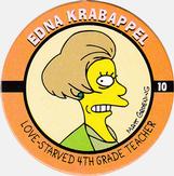 1994 SkyBox The Simpsons Skycaps #10 Edna Krabappel Front
