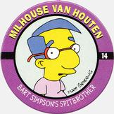 1994 SkyBox The Simpsons Skycaps #14 Milhouse Van Houten Front