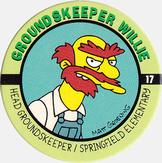 1994 SkyBox The Simpsons Skycaps #17 Groundskeeper Willie Front