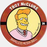 1994 SkyBox The Simpsons Skycaps #24 Troy McClure Front
