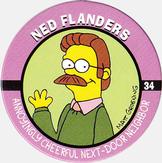 1994 SkyBox The Simpsons Skycaps #34 Ned Flanders Front