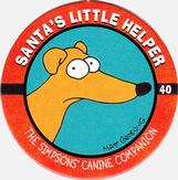 1994 SkyBox The Simpsons Skycaps #40 Santa's Little Helper Front