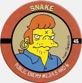 1994 SkyBox The Simpsons Skycaps #45 Snake Front