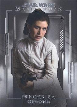 2020 Topps Star Wars Masterwork #50 Princess Leia Organa Front