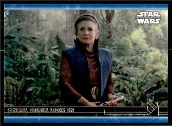 2020 Topps Star Wars: The Rise of Skywalker Series 2  - Blue #10 General Organa looks on Front