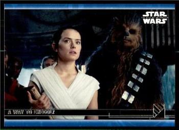 2020 Topps Star Wars: The Rise of Skywalker Series 2  - Blue #14 A Way to Exegol? Front