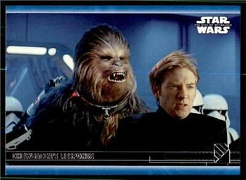 2020 Topps Star Wars: The Rise of Skywalker Series 2  - Blue #30 Chewbacca's Response Front