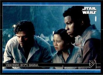 2020 Topps Star Wars: The Rise of Skywalker Series 2  - Blue #64 Tracking Rey's Signal Front