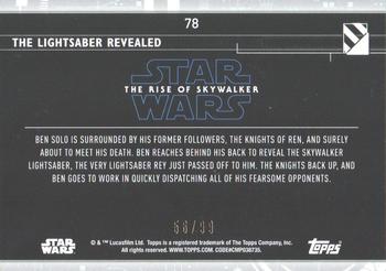 2020 Topps Star Wars: The Rise of Skywalker Series 2  - Bronze #78 The Lightsaber revealed Back