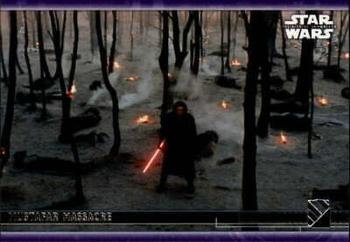 2020 Topps Star Wars: The Rise of Skywalker Series 2  - Purple #1 Mustafar Massacre Front