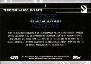 2020 Topps Star Wars: The Rise of Skywalker Series 2  - Purple #6 Transferring Boolio's Data Back