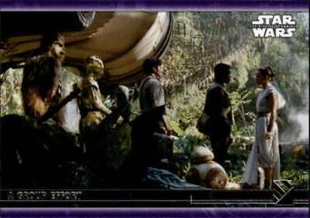 2020 Topps Star Wars: The Rise of Skywalker Series 2  - Purple #15 A Group Effort Front