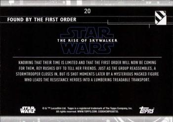 2020 Topps Star Wars: The Rise of Skywalker Series 2  - Purple #20 Found by the First Order Back