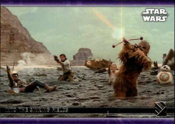 2020 Topps Star Wars: The Rise of Skywalker Series 2  - Purple #23 Into the Sinking Fields Front