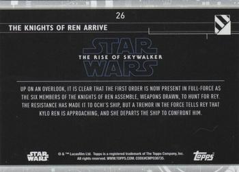 2020 Topps Star Wars: The Rise of Skywalker Series 2  - Purple #26 The Knights of Ren Arrive Back