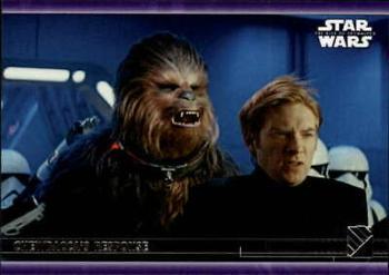2020 Topps Star Wars: The Rise of Skywalker Series 2  - Purple #30 Chewbacca's Response Front