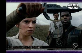 2020 Topps Star Wars: The Rise of Skywalker Series 2  - Purple #46 Directions from the Dagger Front