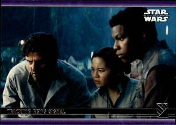 2020 Topps Star Wars: The Rise of Skywalker Series 2  - Purple #64 Tracking Rey's Signal Front