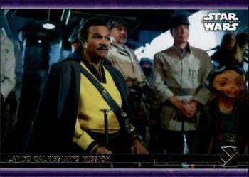 2020 Topps Star Wars: The Rise of Skywalker Series 2  - Purple #65 Lando Calrissian's Mission Front