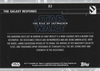 2020 Topps Star Wars: The Rise of Skywalker Series 2  - Purple #83 The Galaxy Responds Back