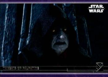 2020 Topps Star Wars: The Rise of Skywalker Series 2  - Purple #90 Threats of Palpatine Front