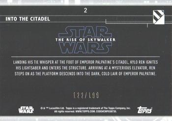 2020 Topps Star Wars: The Rise of Skywalker Series 2  - Red #2 Into the Citadel Back