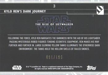 2020 Topps Star Wars: The Rise of Skywalker Series 2  - Red #3 Kylo Ren's Dark Journey Back