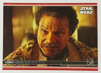 2020 Topps Star Wars: The Rise of Skywalker Series 2  - Red #21 Lando Calrissian Revealed Front