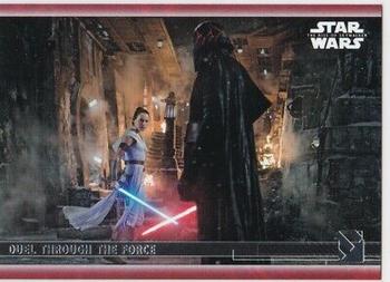 2020 Topps Star Wars: The Rise of Skywalker Series 2  - Red #40 Duel through the Force Front