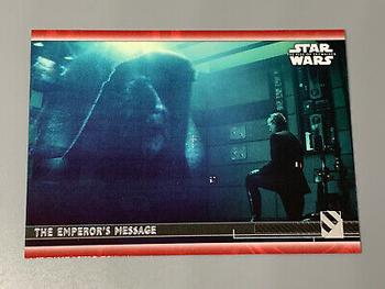 2020 Topps Star Wars: The Rise of Skywalker Series 2  - Red #58 The Emperor's Message Front