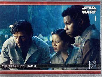 2020 Topps Star Wars: The Rise of Skywalker Series 2  - Red #64 Tracking Rey's Signal Front