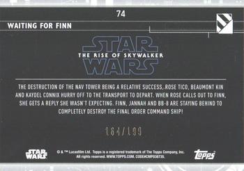 2020 Topps Star Wars: The Rise of Skywalker Series 2  - Red #74 Waiting for Finn Back