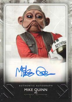 2020 Topps Star Wars: The Rise of Skywalker Series 2  - Autographs #A-MQ Mike Quinn Front