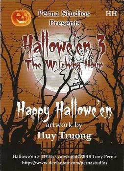 2018 Perna Studios Hallowe'en 3: The Witching Hour #HH Happy Hallowe'en Back