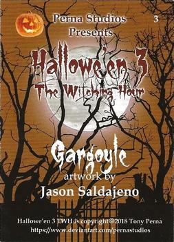 2018 Perna Studios Hallowe'en 3: The Witching Hour #3 Gargoyle Back
