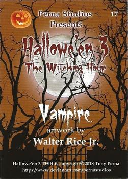 2018 Perna Studios Hallowe'en 3: The Witching Hour #17 Vampire Back